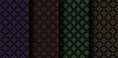 Doğu tarzında kusursuz süs deseni