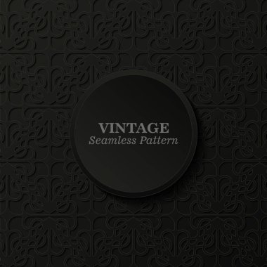 koyu etnik desensiz şablon