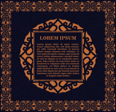 Hattatlık kare çerçeve çizgileri