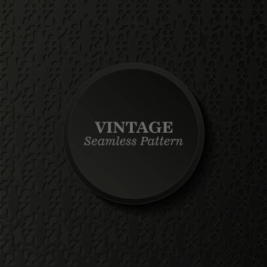 koyu etnik desensiz şablon