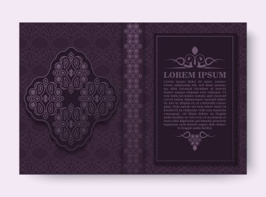 Lüks süslemeli kitap kapağı tasarımı