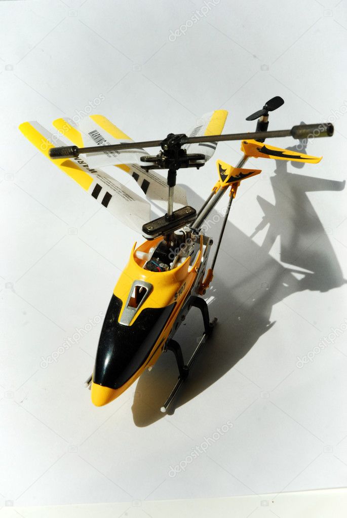 yellow toy helicopter