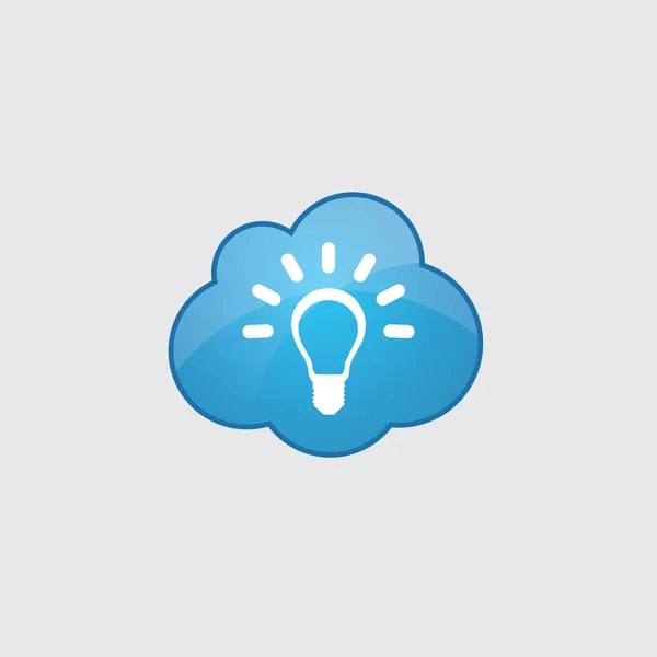 Niebieski chmura pomysł ico — Wektor stockowy