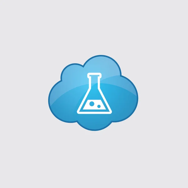 Laboratoire nuage bleu ico — Image vectorielle