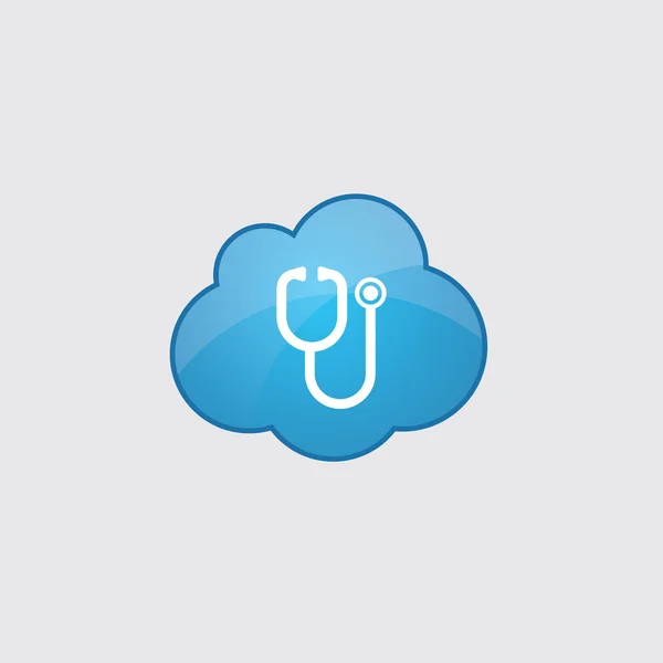 Blue cloud medical ico — Stock Vector