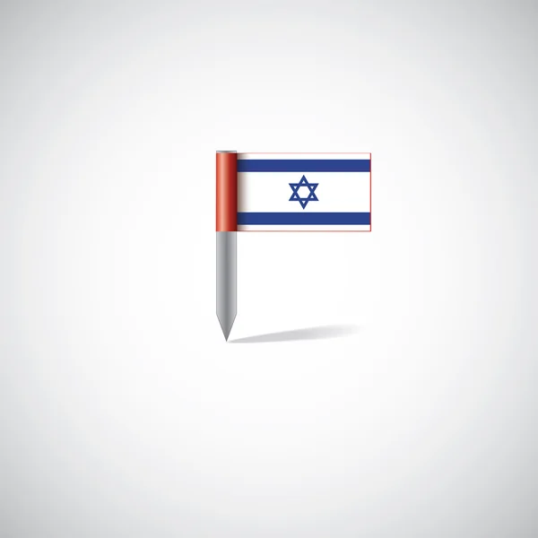 Israel-Flagge-pi — Stockvektor