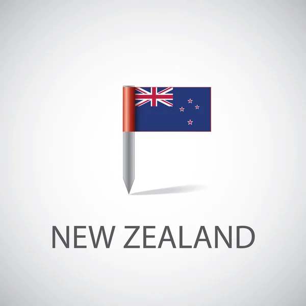 Nueva bandera de Zelanda pi — Archivo Imágenes Vectoriales