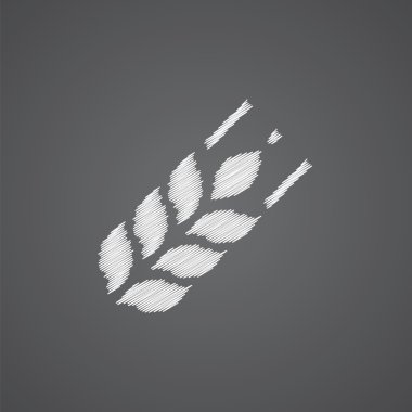 Tarım kroki logo doodle ICO