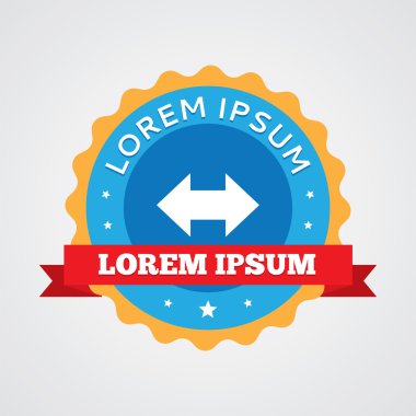 2 side ok retro vintage rozet, etiket ICO