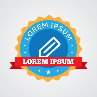 kalem vintage rozet, etiket ICO