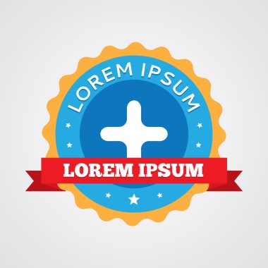 Vintage rozet ICO etiket