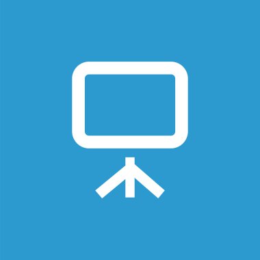 Yönetim Kurulu simgesi, mavi arka plan üzerinde beyaz