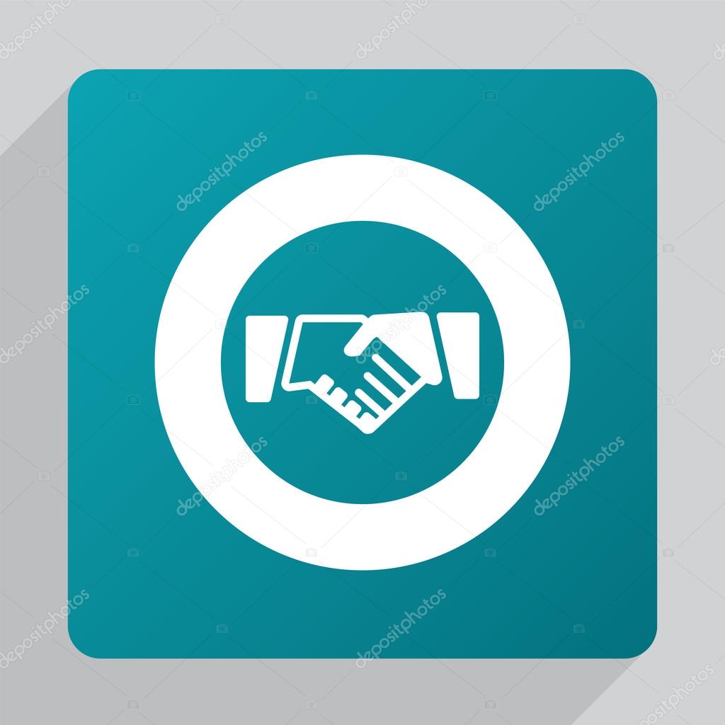 flat Handshake ico