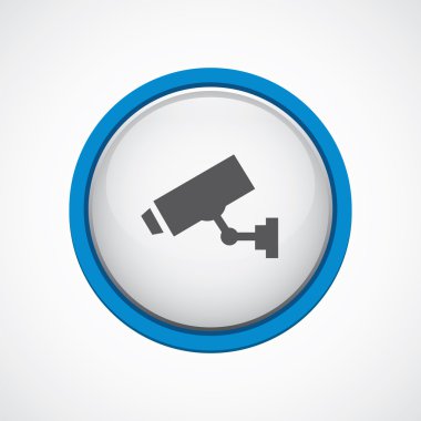 güvenlik kamerası mavi kontur ICO ile parlak