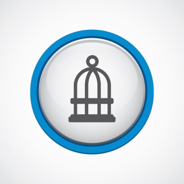 kuş hücre mavi kontur ICO ile parlak