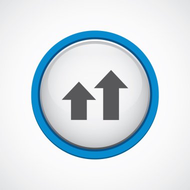 Diyagram mavi kontur ICO ile parlak