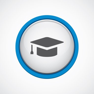 Eğitim mavi kontur ICO ile parlak