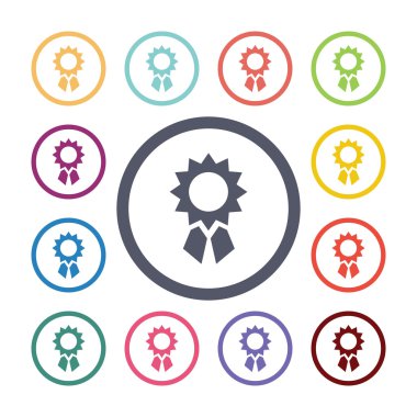 başarı düz simgeler se