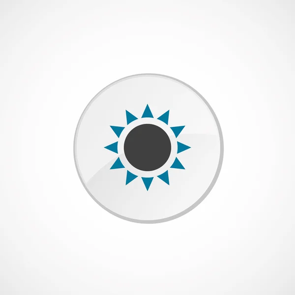 Icône de soleil 2 coloré — Image vectorielle