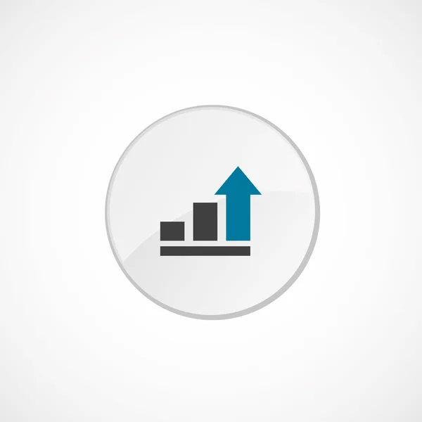 Business diagram, diagram symbolikon 2 färgad — Stock vektor