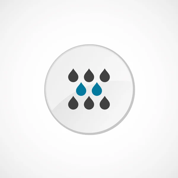 Ícone de chuva 2 colorido — Vetor de Stock