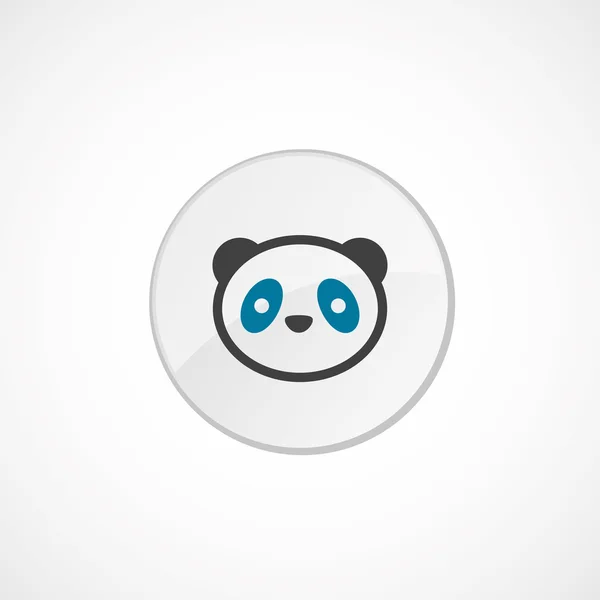 Panda icon 2 colored — Stock Vector