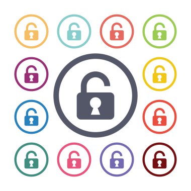 düz simgeler se unlock