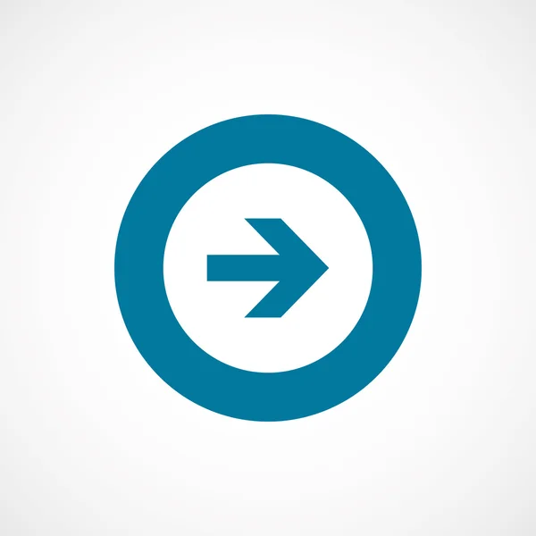 Flèche audacieux bleu bordure cercle ico — Image vectorielle