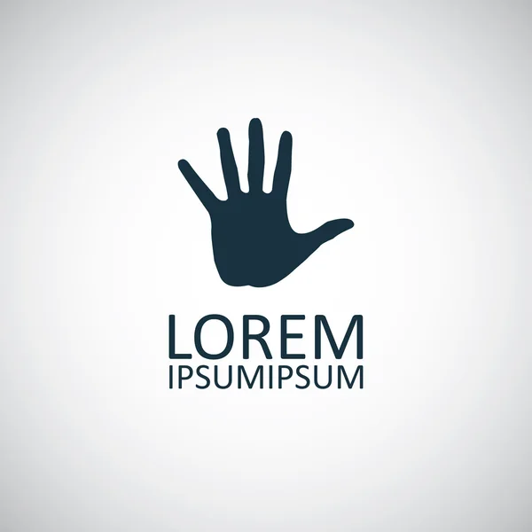 Arm-Symbol-Log — Stockvektor