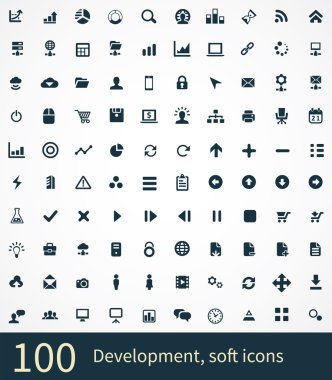 100 geliştirme, yumuşak simgeler se