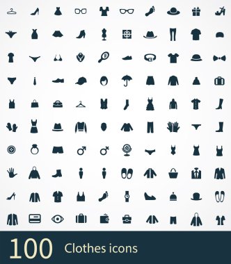 100 giyim simgeler se