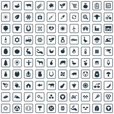 100 tarım, çiftlik simgeler se