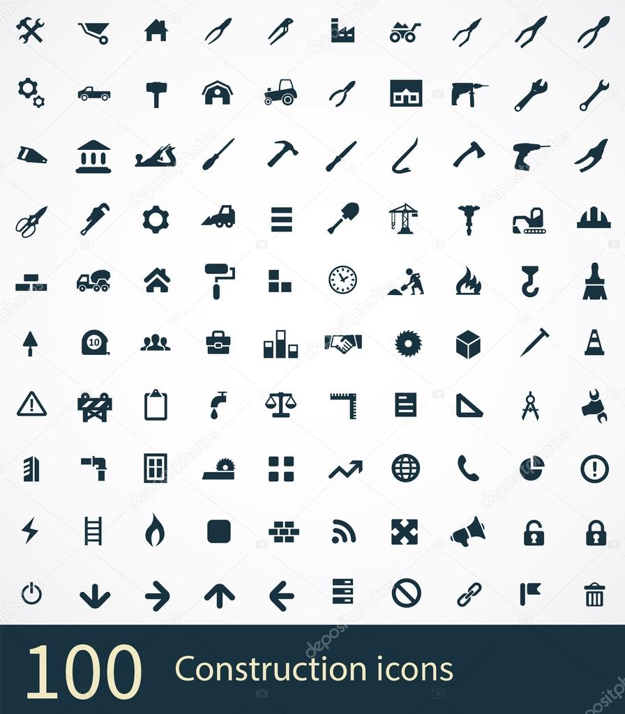 100 construction icons se