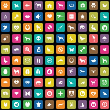 100 hayvan, Evcil hayvan simgeler se