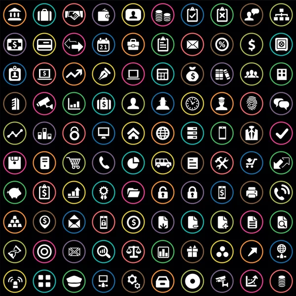 100 banky ikona — Stockový vektor