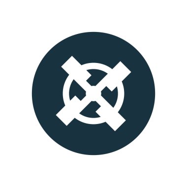 değirmeni daire arka plan ICO