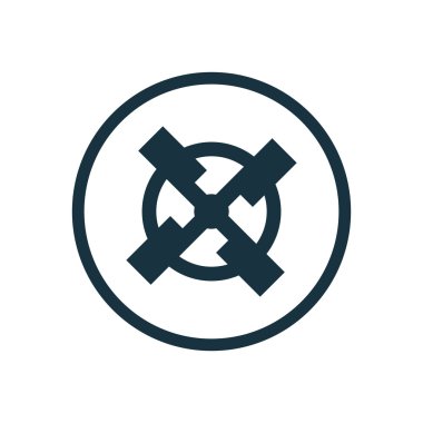 değirmeni daire arka plan ICO