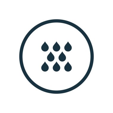 yağmur daire arka plan ICO