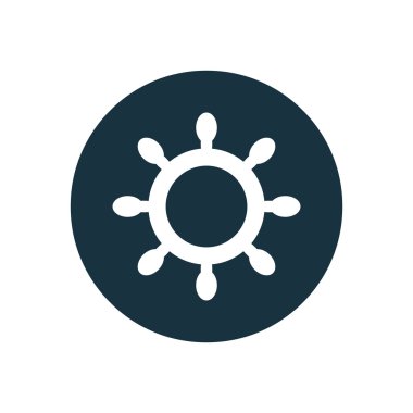 gemi tekerlek daire arka plan ICO