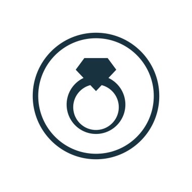 Takı yüzük daire arka plan ICO