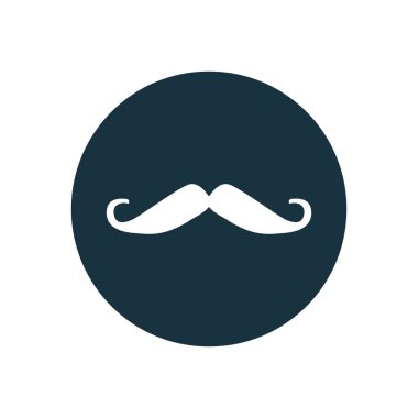 Bıyık daire arka plan ICO