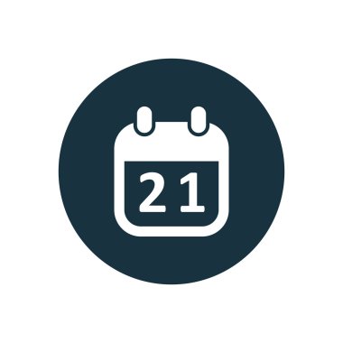 Takvim daire arka plan ICO