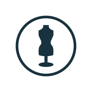 terzi modeli daire arka plan ICO