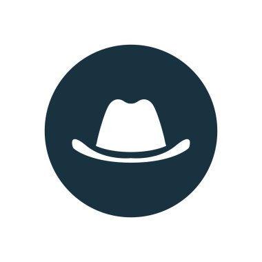 Klasik şapka daire arka plan ICO