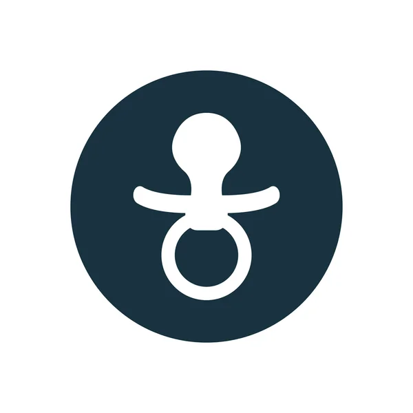 Nipple circle background ico — Stock Vector