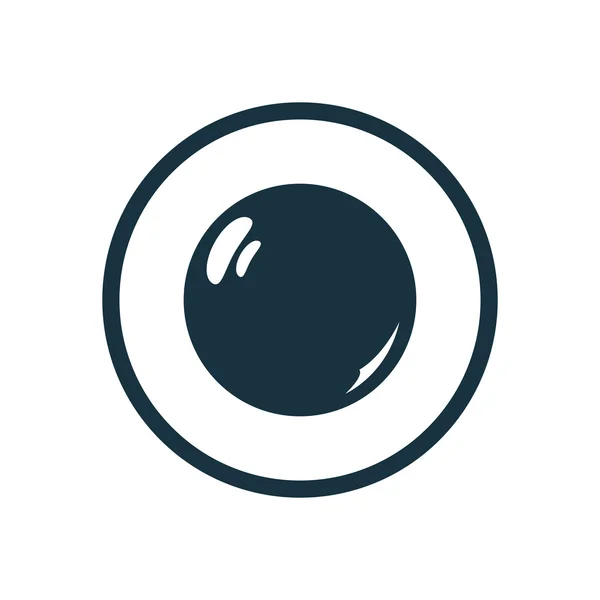 Perla círculo fondo ico — Archivo Imágenes Vectoriales