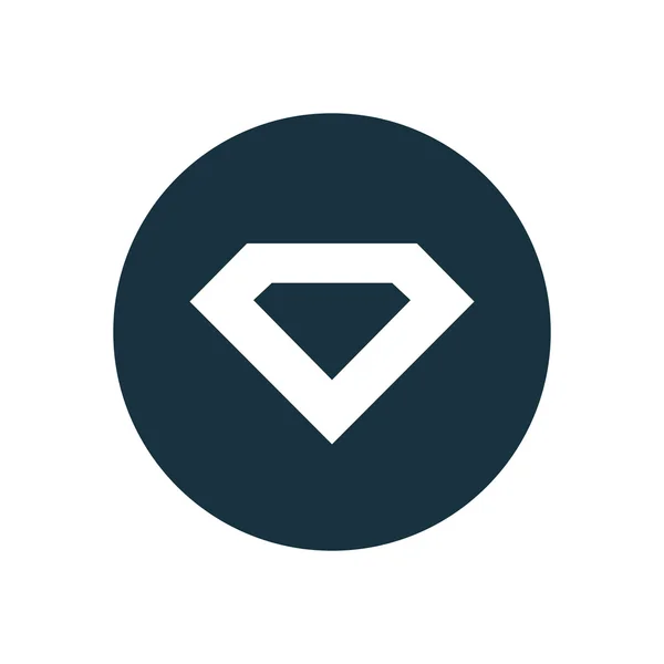Diamond kruh pozadí ico — Stockový vektor