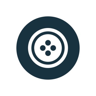 terzi düğmesini daire arka plan ICO