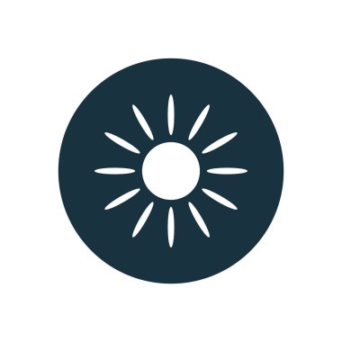 Güneş daire arka plan ICO