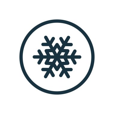 kar tanesi daire arka plan ICO